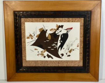 Charley Harper "Antypasto" or "Pileated Woodpecker" Ltd Ed Serigraph HCII (artist's proof #2/25), 1970