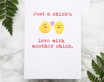 Funny Lesbian Card, Perfect For A Special Occasion or Just To Say I Love You