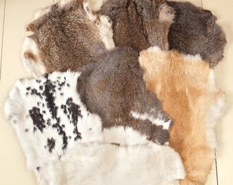 Fur layers, ecologically sourced fur, organic photo prop, rabbit pelt, rabbit hide, photo props, newborn photo prop, photography props