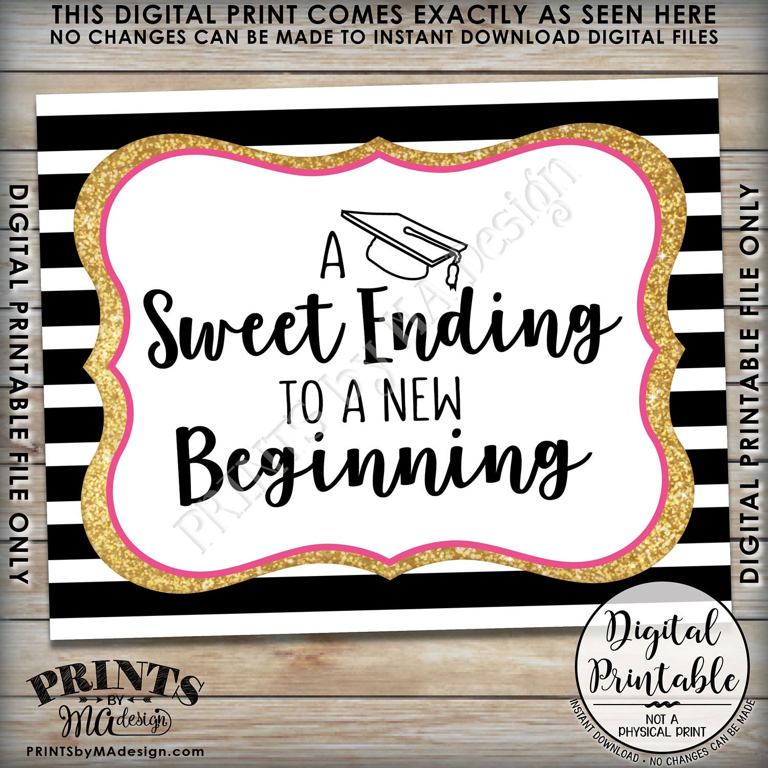 Template A Sweet Ending To A New Beginning Free Printable Printable Template A Sweet Ending To A New Beginning Free Printable Printable