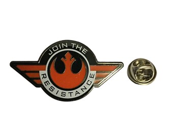 Star Wars Rebel Alliance Join The Resistance Enamel Metal Cosplay Lapel Pin