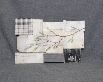 Palette Strand Wand Kunst von TheWhiteBirchStudio auf Etsy