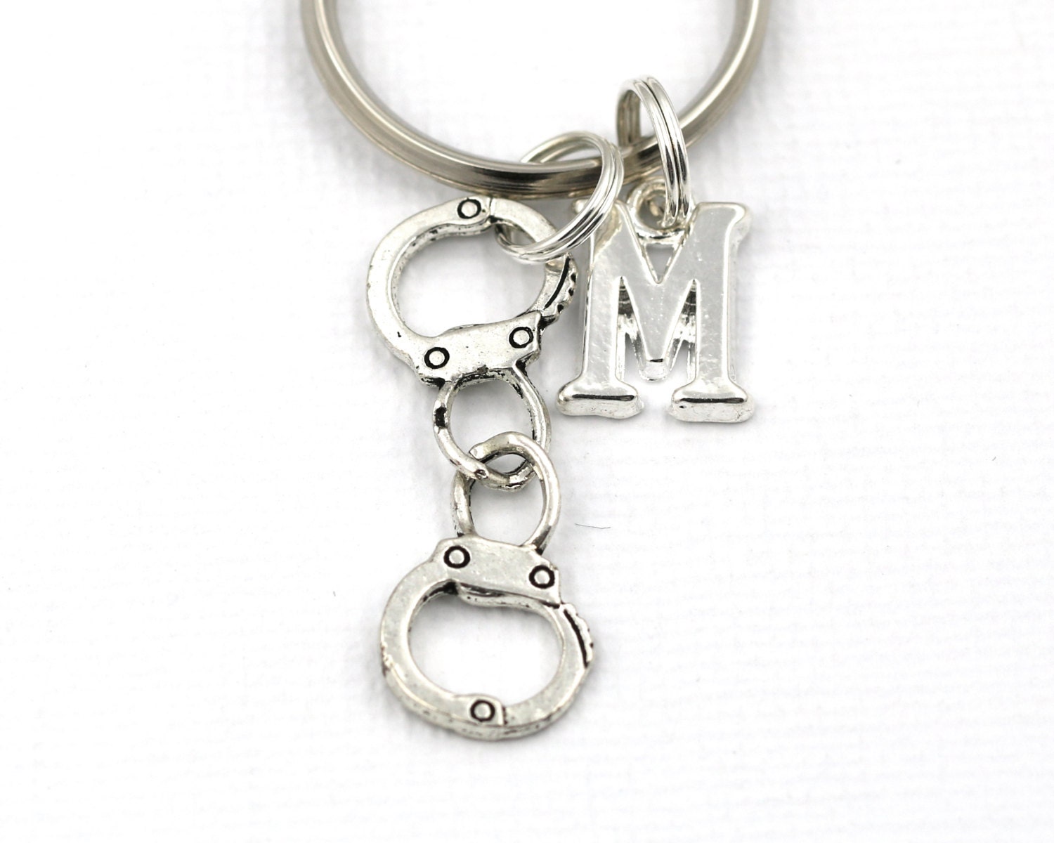 Handcuffs Key Ring Personalized Handcuffs Keychain Police