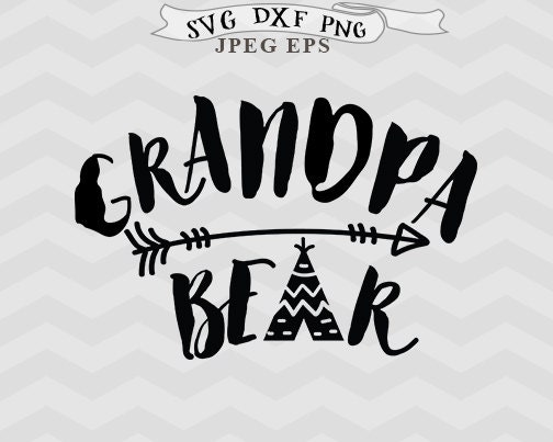 Download Grandpa bear SVG Mama Bear SVG Fathers day Ssv Grandfather ...