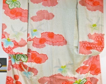 OnSALE! Japanese Furisode Kimono...