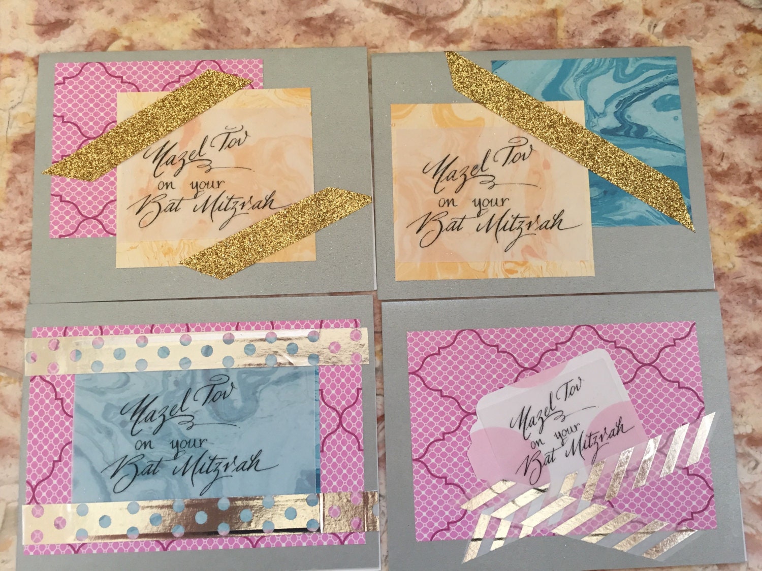 Bat and Bar Mitzvah cards 10 per pack