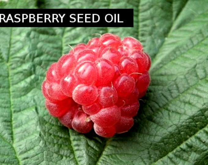 Red Raspberry seed oil - Pure unrefined cold pressed raspberry seed oil, nature sun screen Spf 50
