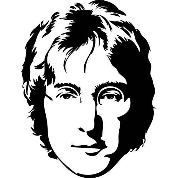 John Lennon Vinyl Decal