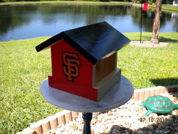 san francisco giants wood bird feeder mlb baseball hand san francisco giants wood bird feeder mlb baseball hand