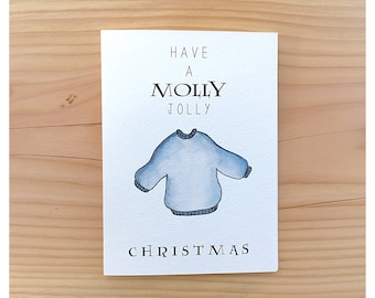 Harry Potter Christmas Sweater Card //Weasley Sweater, Harry Potter Jumper, Harry Potter Card, Christmas Sweater, Pun, mrs. weasley
