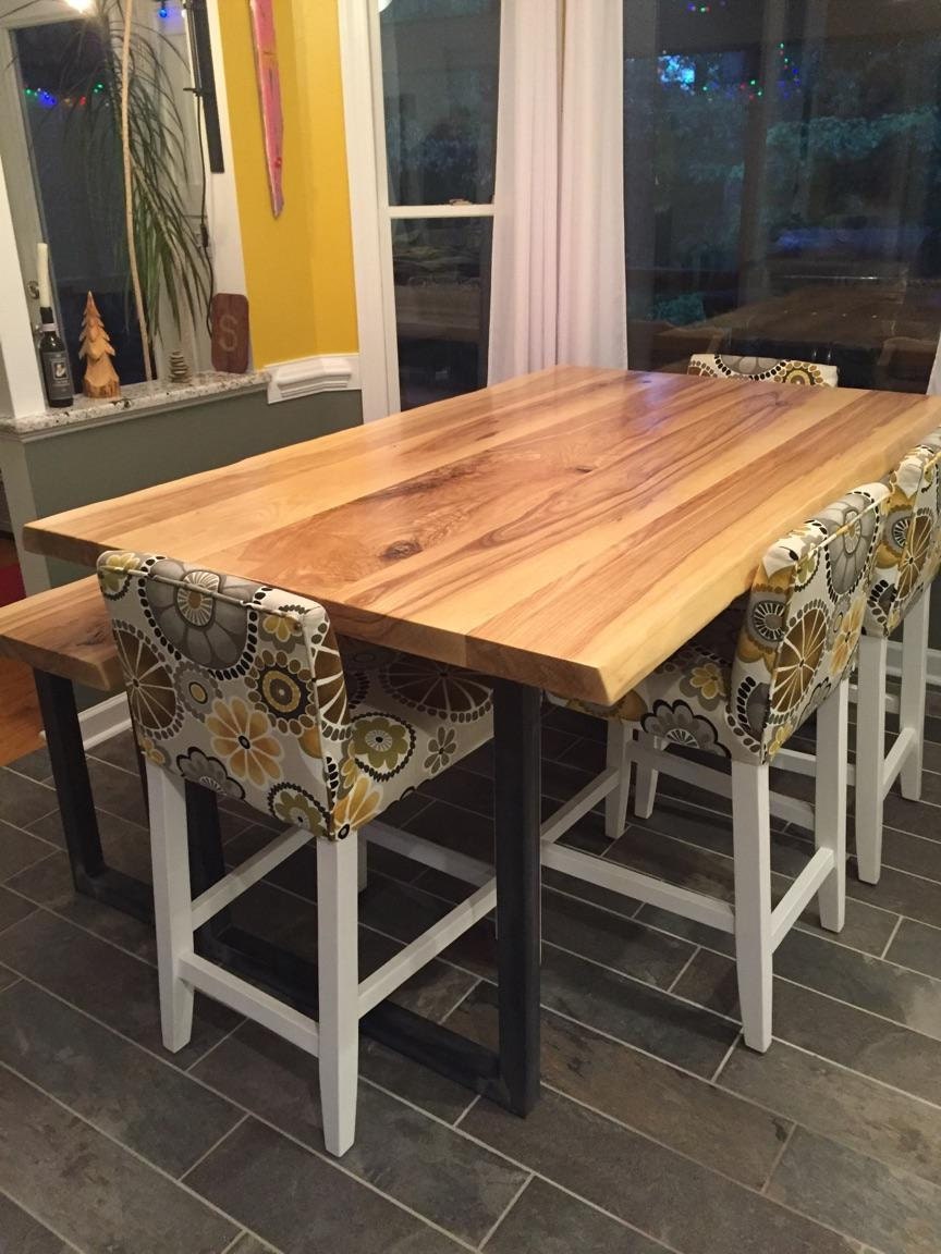 Handcrafted Live Edge Ash Dining Tables