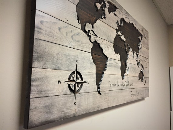 World Map Wood Wall Art pallet map wood wall art carved world map quote sign World Map Wood Wall Art pallet map wood wall art carved world map quote sign