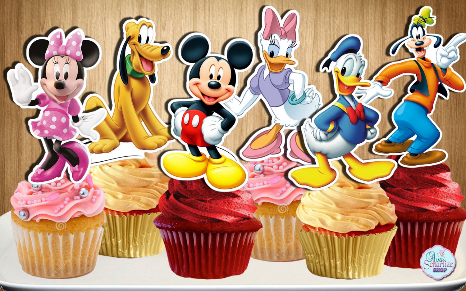 Mickey Mouse Cupcake Toppers Mickey Mouse Cupcake Toppers