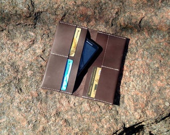 gift for mom Girlfriend gift Wife gift anniversary gift Leather wallet sister gift best friend gift Gift for wife phone wallet travel wallet