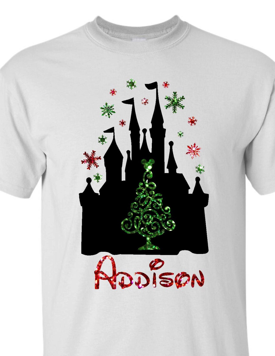 Disney Christmas Shirt Personalized