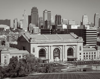 Kansas City Skyline and Union Station Fine Art Photograph