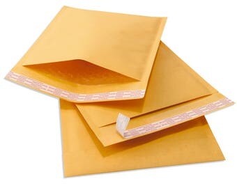 Bubble mailer, self sealing, 4 X 8, Quantity 25 pack, bubble envelope, shipping supplies, self seal mailer, peal and stick, padded envelopes