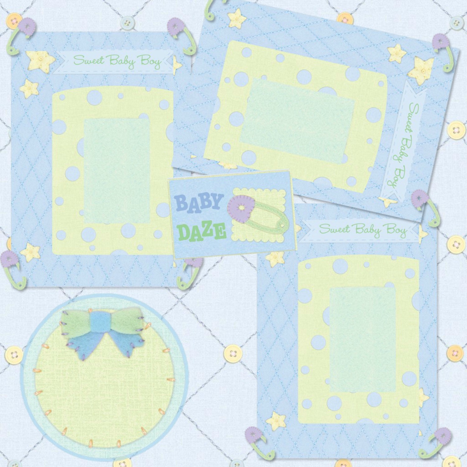 scrapbook-templates-printable-scrapbook-for-baby-boy-pages-8-pages-digital-scrapbook