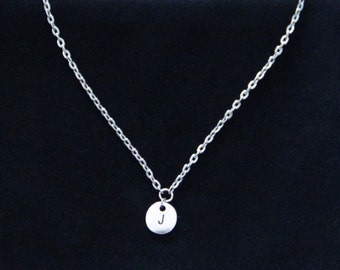 SALE! Tiny personalized necklace initial necklace bridesmaid gift personalized jewelry gift monogram jewelry dainty necklace friendship gift