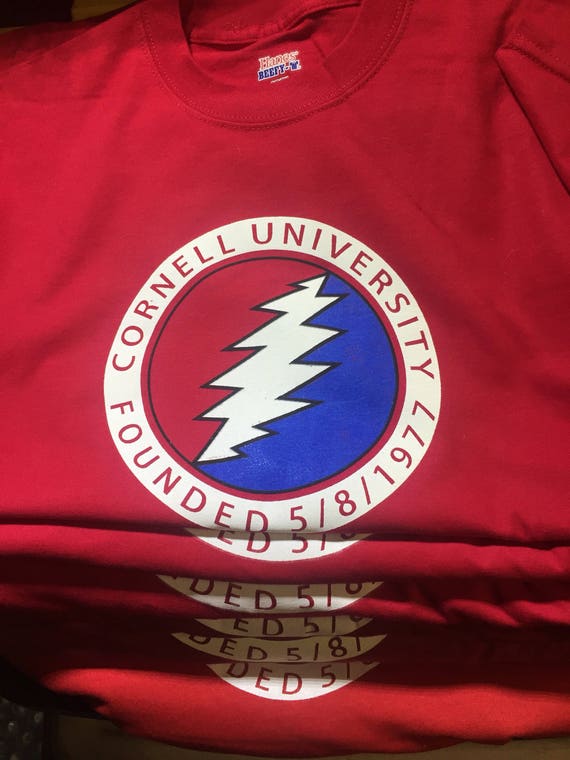 Cornell Grateful Dead Lot Shirt 5/08/1977