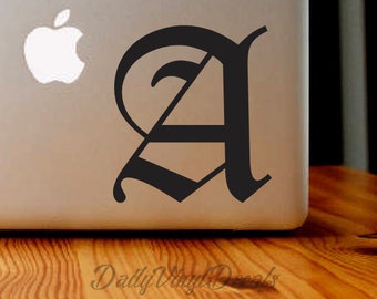 Old English Letter Vinyl Decal Old English Letter Vinyl Decal