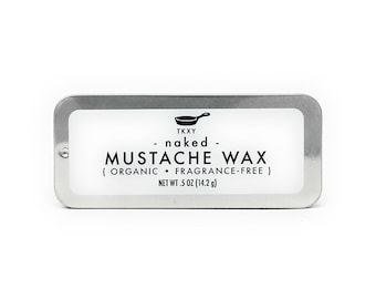 Organic Mustache Wax - Naked - Fragrance-Free