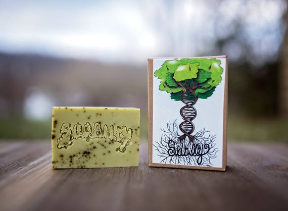 Matcha Green Tea and Lemongrass Essential Oil Goat's Milk Soap - SOY FREE #13829