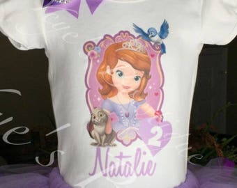 Sofia the First Birthday Onesie | Sofia the First Birthday Shirt | Shirt Only | Onesie Only | 1st 2nd 3rd 4th 5th