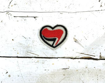 Antifa Heart Sew On Patch