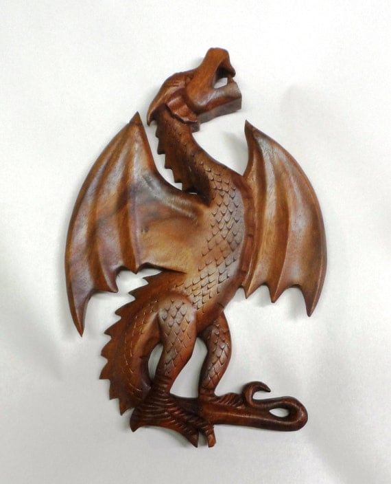 Dragon wood carving drglkup10