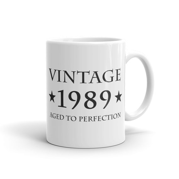 28th Birthday Gift Vintage 1989 Mug Gift for 28th Birthday 28