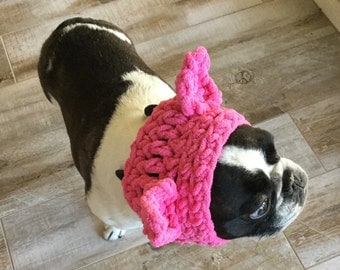 PINK Dog Pussyhat, Small Dog or Cat Hat , Dog Clothes, Pet Supplies, Dog Clothing, Dog Accessories, Pet Accessory, Make To Order