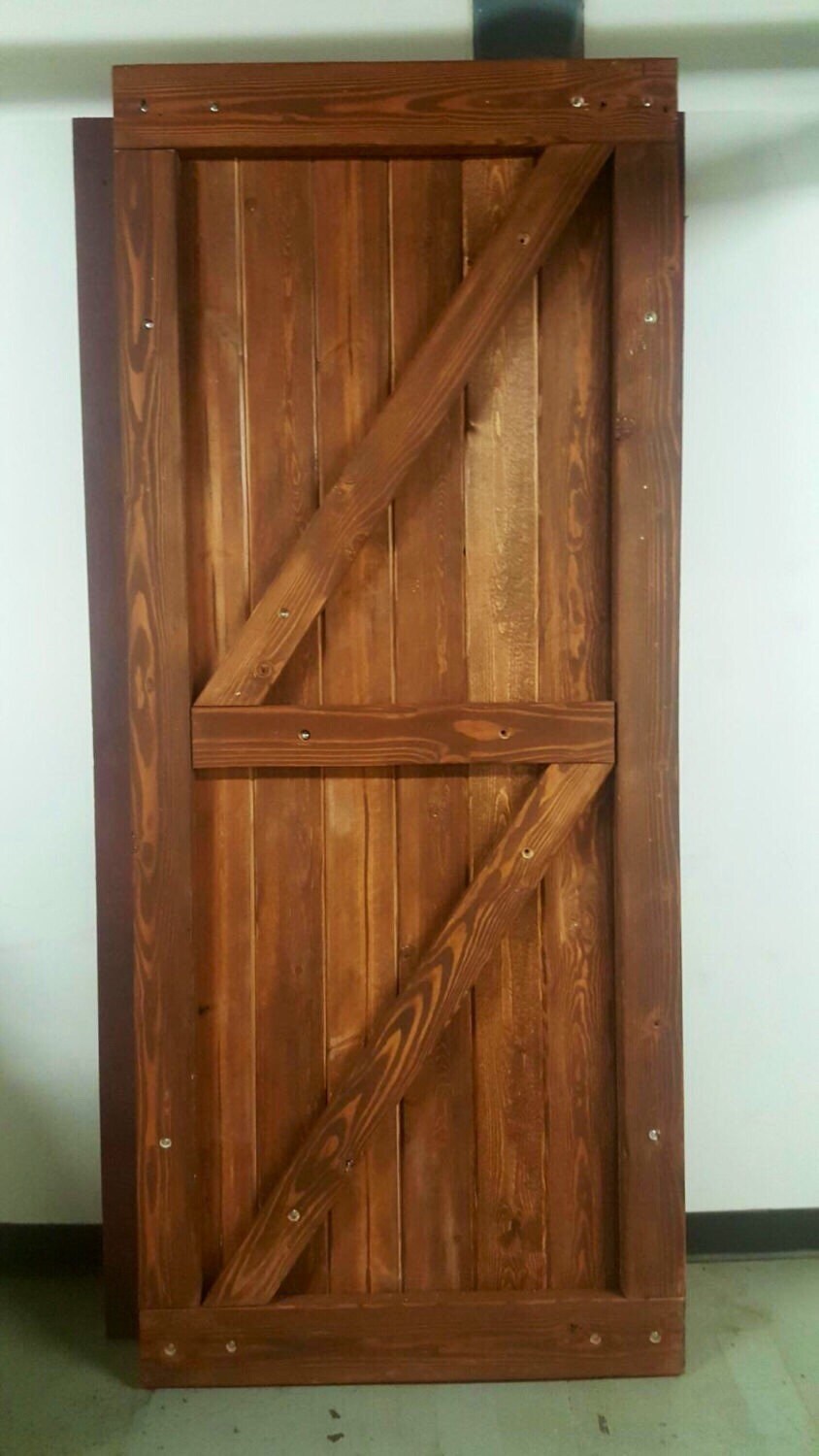 Rustic antique barn door by WoodMetalandBeyond on Etsy