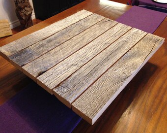 Wood Cake Stand , Barn Board , Reclaimed Wood , Rustic Cake Stand