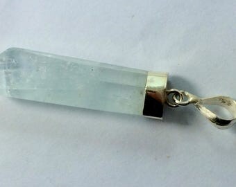 1 Piece Aquamarine Pendant Sterling With Silver 925