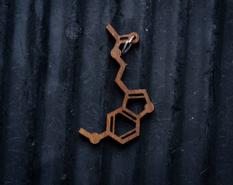 Melatonin Molecule Necklace pendant