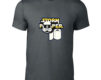 2XL unisex mens shirt , Star wars inspired Storm pooper a funny shirt get for Christmas gift or funny gift who love storm troopers