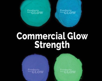 Commercial Strength Glow in the Dark Bright Powder Pigment Paint *Many Colors* Waterproof Strontium Aluminate Encapsulated Nails Art Water
