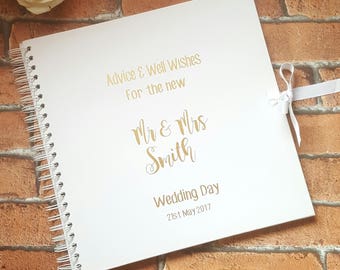 Wedding Guest Book, Traditional Wedding Guest Book, Guest Book, Wedding Book Album, Guest Book, Wedding Guestbook, Personalised Wedding