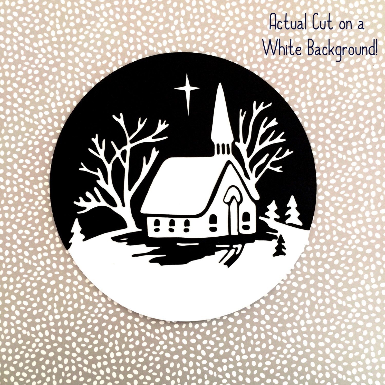 Download Christmas SVG Ornament SVG church SVG nativity svg snow
