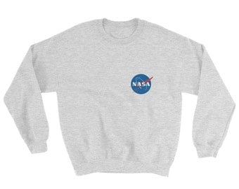 NASA Sweatshirt - Tumblr Sweater - Unisex Crew Neck Sweatshirt