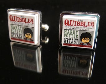Steampunk Lego® Harry Potter 'The Quibbler' cufflinks