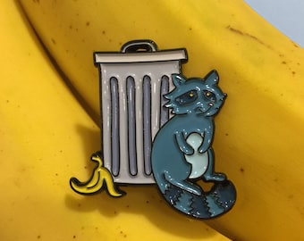 Trash Panda Pin - Raccoon