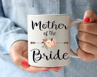 Mother of the bride mug, mother of the bride gift, unique wedding gift, coffee mug gift, coffee lover gift, wedding gift idea, bridal party