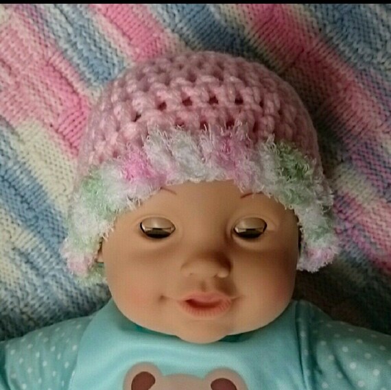 pink baby hat