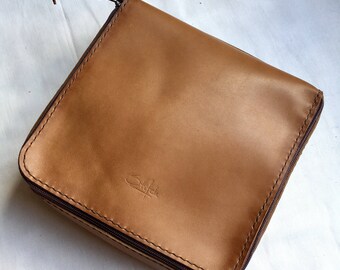 Leather Lunch Bag, Leather lunch tote, lunch box with Handle, Leather Thermos, Lunch/Snack Box, leather lunchbox, Insulated Lunch Bag