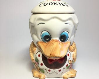 Duck cookie jar | Etsy
