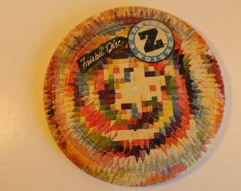 Colorful Frisbee Disc Design Z Wham-O Quilt Design (728)