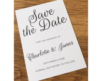 Save The Date Formal Invitation To Follow 10