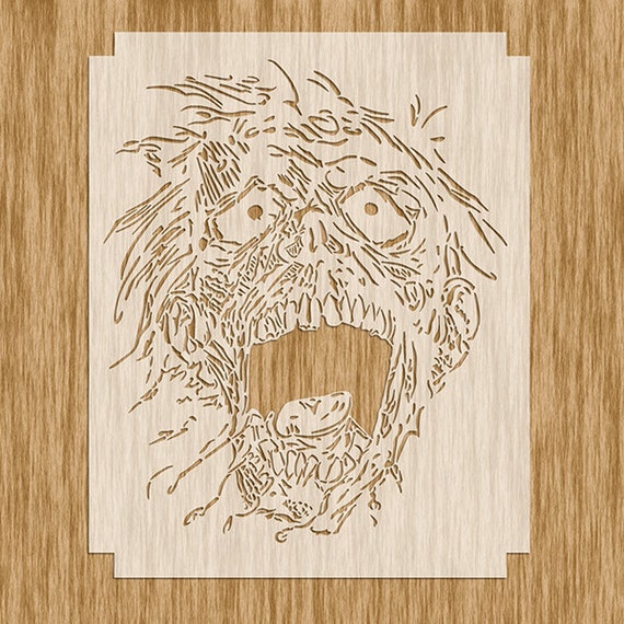 Zombie Stencil Sku H0101 8.5 x 11